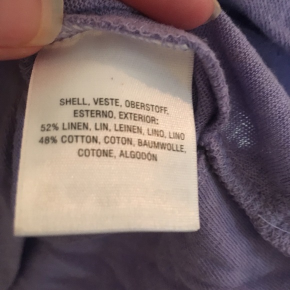 Anthropologie purple top. Never worn - Picture 3 of 4